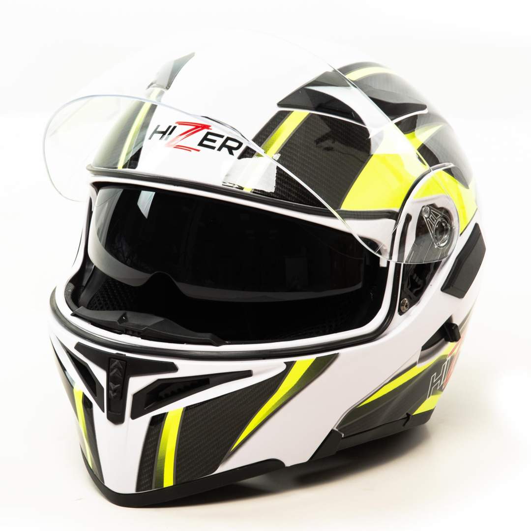 Шлем мото модуляр HIZER J5902 №2 (M) (2 визора)
